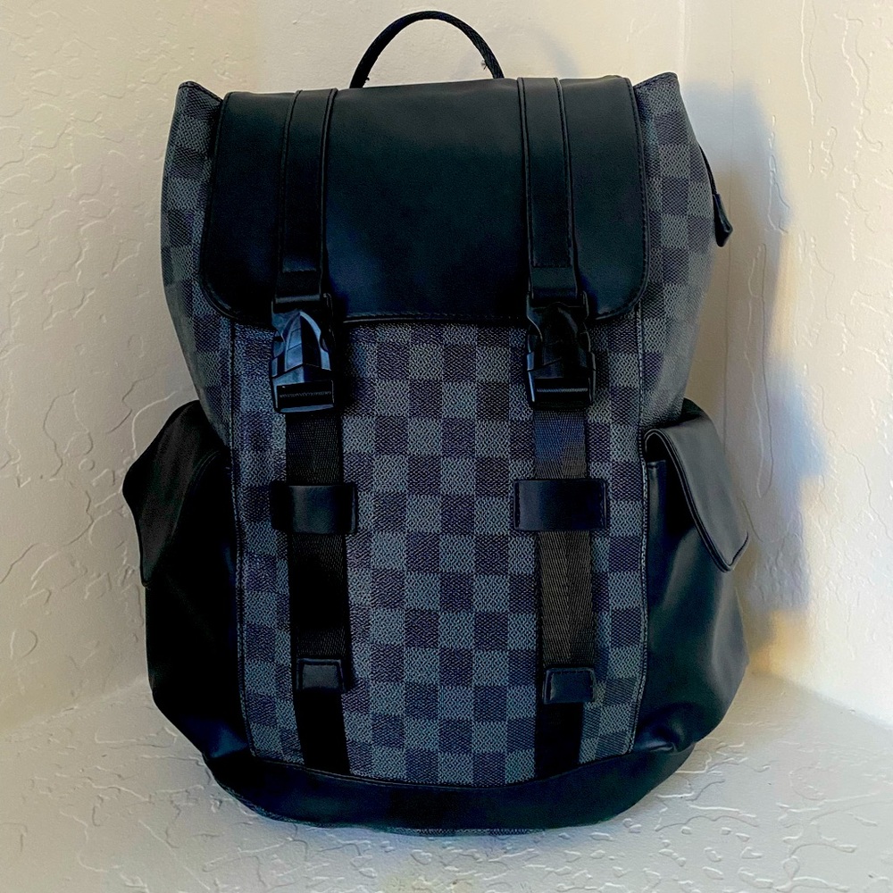 Loptop backpack/travel backpack/checkerbackpack